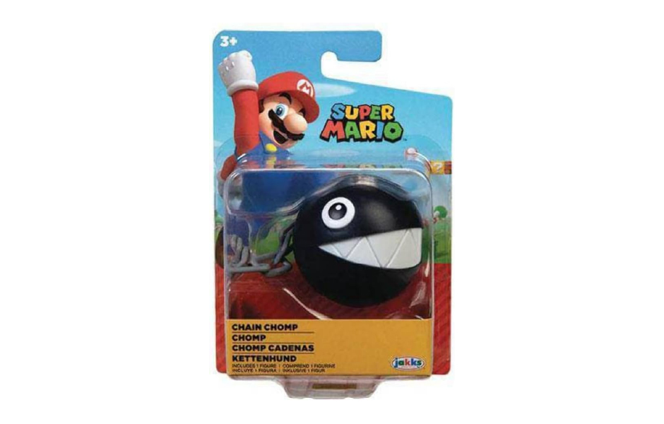 JAKKS Nintendo 2.5" Red Toad - Super Mario Action Figure 2.5 Inch Chain Chomp